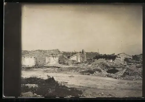 AK Hattonchatel, Maisons détruites après la guerre