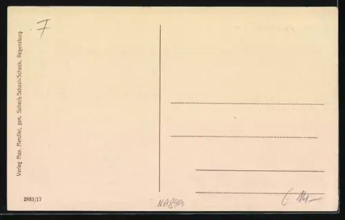 AK St.-Mihiel, Vue de la Badestrasse avec bâtiments détruits