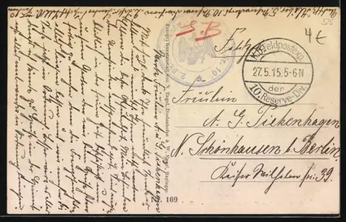 AK Vilosnes a. d. Maas, Pont Haeseler sur le front occidental près de la Meuse