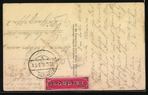 AK Vigneulles, Rue en ruines avec église et habitants après un conflit