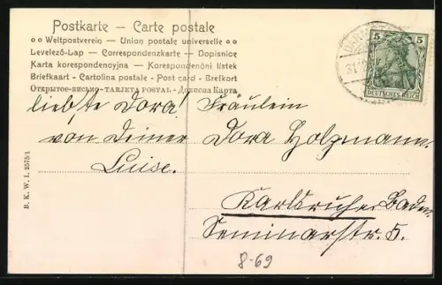 Künstler-AK Eduard Adrian Dussek: Engel pinkelt Prosit Neujahr in den Schnee, Polizist gibt Strafzettel