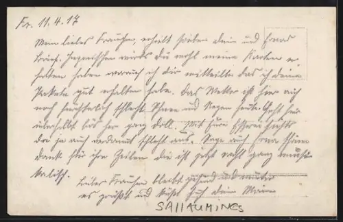 Foto-AK Sallaumines, Fosse 3 des mines avec bâtiments industriels