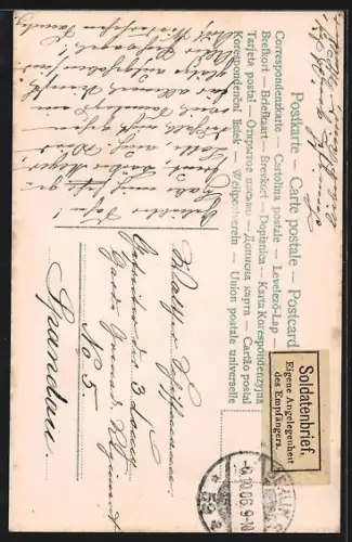 AK Opernsängerin Reta Walter mit extravagantem Hut