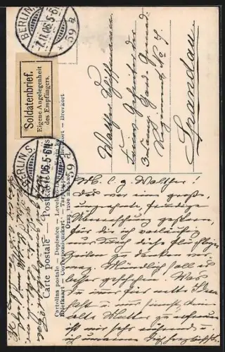 AK Opernsängerin Reta Walter mit Blumen im Haar