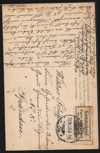 AK Opernsängerin Reta Walter mit nachdenklichem Blick