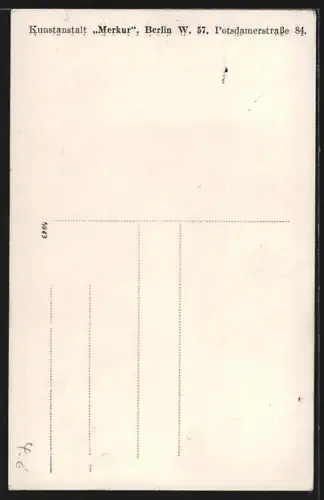 AK Opernsänger Hubert Ubertin im Frack