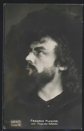 AK Opernsänger Friedrich Plaschke in Der fliegende Holländer
