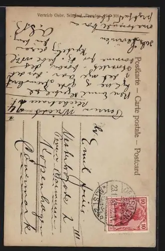 AK Opernsänger Friedrich Plaschke in Der fliegende Holländer