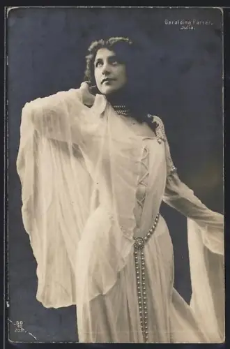 AK Geraldine Farrar als Julia