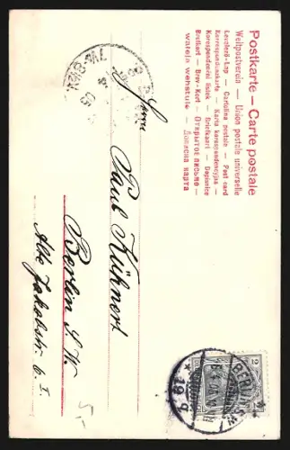 AK Opernsängerin Geraldine Farrar als Elsa in Lohengrin