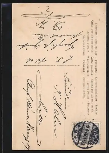 Foto-AK GG Co.: Opernsängerin Reta Walter im Kostüm als Mignon