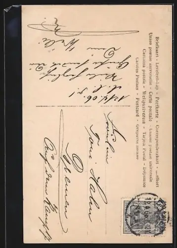 Foto-AK GG Co.: Nr. 197 / 4, Reta Walter Mignon posiert im schönen Kleid auf einem Bett