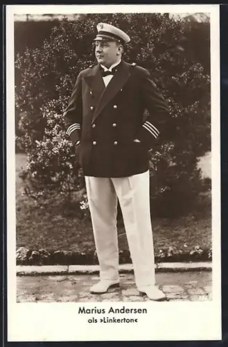 AK Marius Andersen als Linkerton im Freien