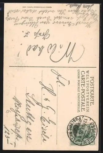 AK Fr. Jäger, Hofopernsänger, Portrait