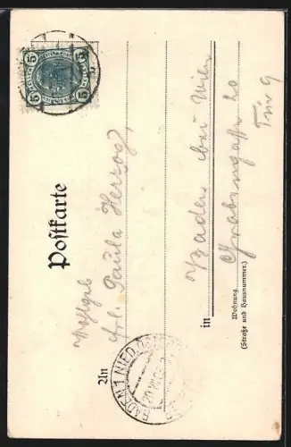 AK Hedi Kaufmann, Hofopernsängerin, Portrait