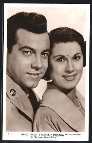 AK Mario Lanza & Doretta Morrow in Because You`re Mine