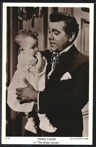 AK Opernsänger Mario Lanza in The great Caruso