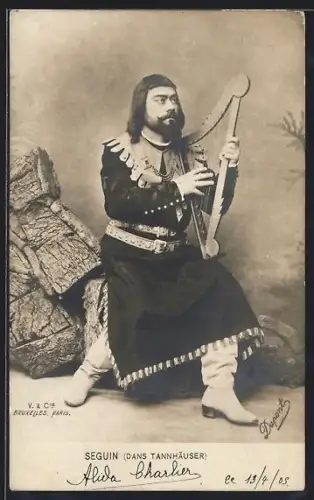 AK Seguin dans Tannhäuser, Portrait