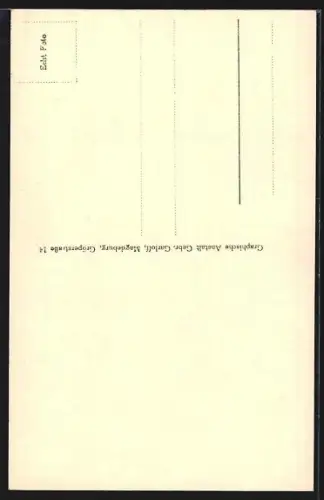 AK Marius Andersen als Tristan, Portrait