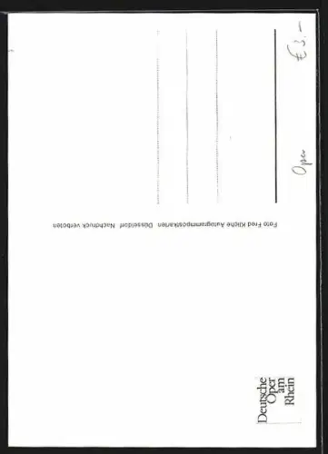 AK Berit Lindholm, Portrait, Deutsche Oper am Rhein