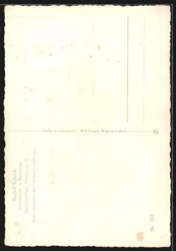 AK Opernsänger Porträt Rudolf Schock