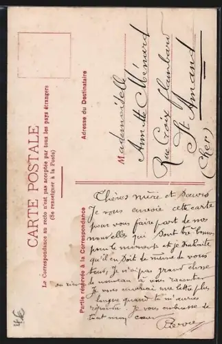 AK Opernsängerin Reta Walter mit Hut