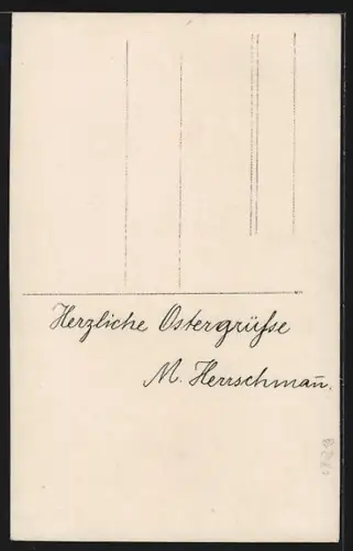 AK Fr. Brodersen als Wolfram mit Lyra, Portrait