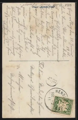 AK Geraldine Farrar im Dirndl, Portrait