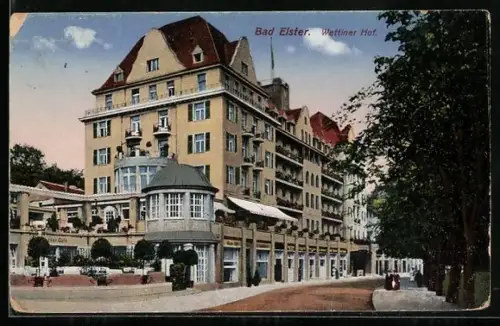 AK Bad Elster, Hotel Wettiner Hof