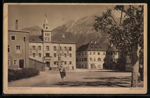 AK Bad Reichenhall, Marktplatz