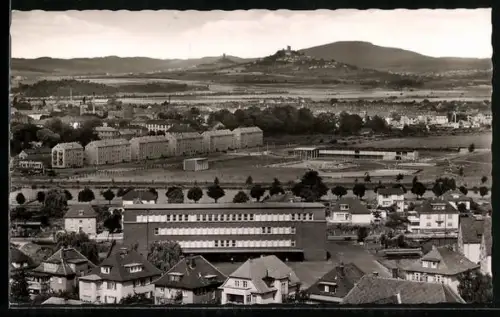 AK Giessen /Lahn, Blick zum Freibad