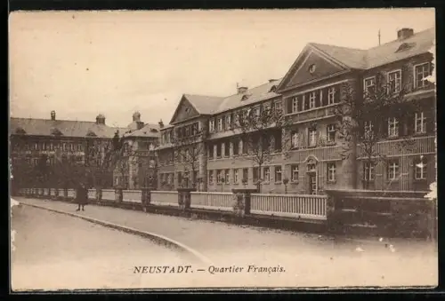 AK Neustadt / Haardt, Französisches Quartier