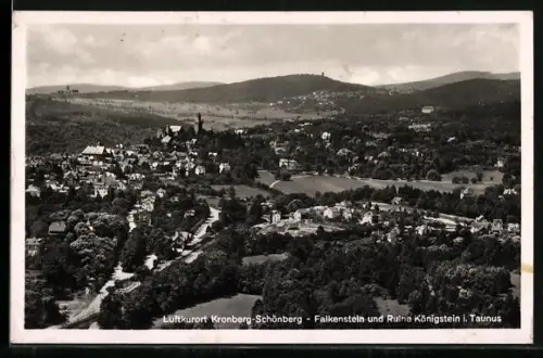 AK Kronberg-Schönberg i. Taunus, Falkenstein und Ruine Königstein