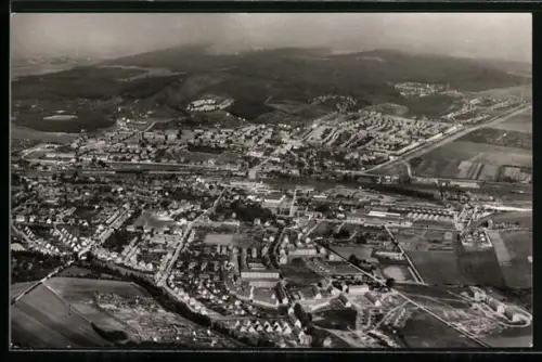 AK Bad Salzgitter, Fliegeraufnahme der Stadt