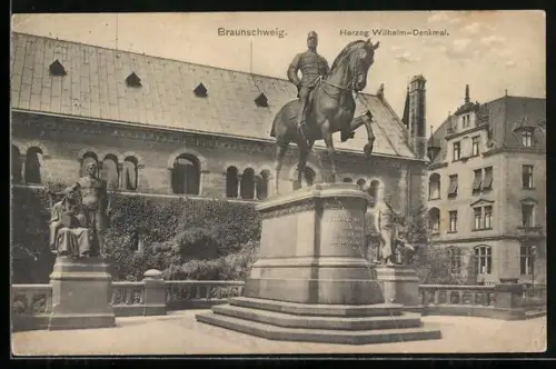AK Braunschweig, Herzog Wilhelm-Denkmal