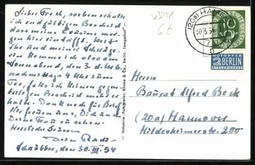 AK Schwöbber bei Hameln, Fliegeraufnahme des Schlosses mit Umgebung