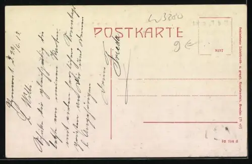 AK Bad Pyrmont, Partie im Kurpark mit Brücke