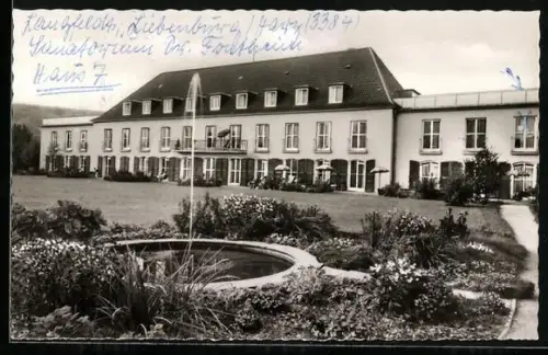 AK Liebenburg /Harz, Sanatorium mit Grünanlagen