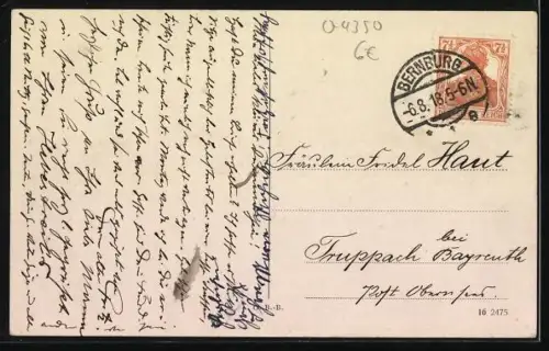 AK Bernburg, Der Sedanplatz in dem Solbad