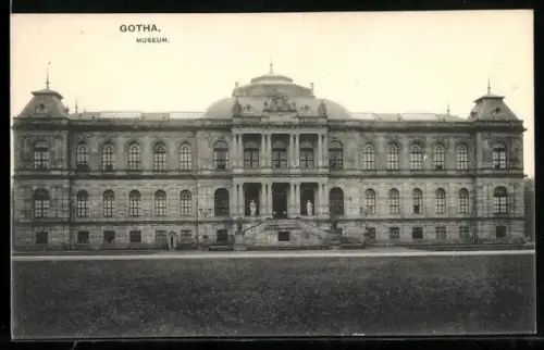 AK Gotha, Ansicht vom Museum