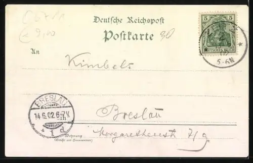 AK Zeitz, Stadtansicht mit Kirche und historischen Gebäuden