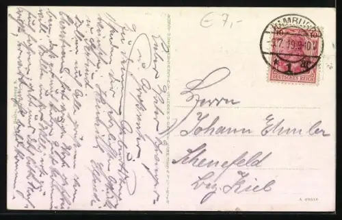 AK Hamburg-Blankenese, Blick auf Elbufer und Villen