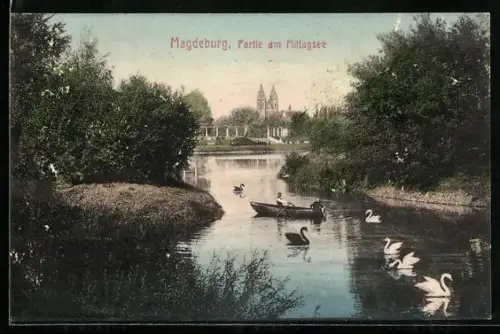 AK Magdeburg, Partie am Mittagsee