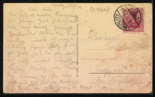 AK Wörlitz, Park Wörlitz, Hermes-Statue