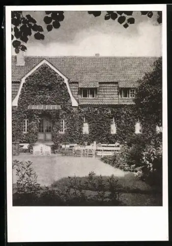 AK Salzgitter, Badehaus mit Efeubewuchs