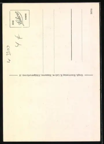 AK Braunschweig, Gewandhaus, Frontalansicht