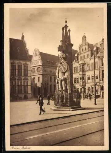 AK Bremen, Blick auf den Roland