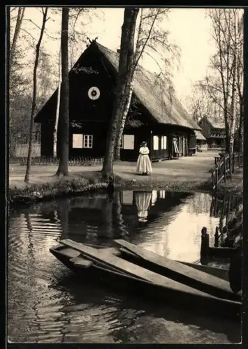 AK Lehde / Spreewald, Freiland-Museum