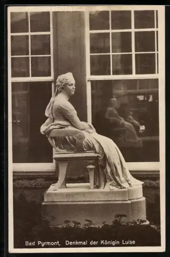 AK Bad Pyrmont, Denkmal der Königin Luise