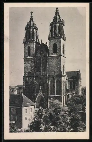 AK Magdeburg, Blick auf den Dom